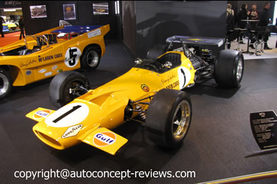 1968 McLaren M7A V8 Ford Cosworth DFV 2993 cc 410 HP 